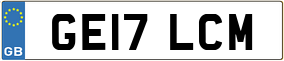 Truck License Plate